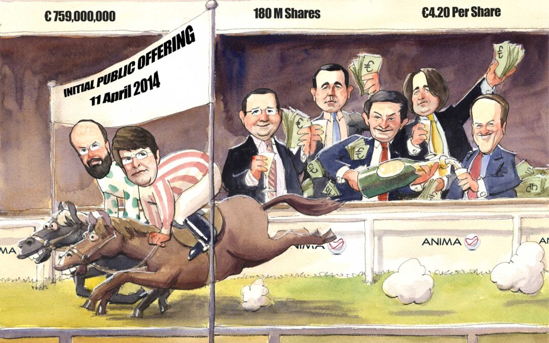 corporate-deal-cartoon-award-tombstone-caricature-gift-giggleface-Anima-IPO-GoldmanSachs